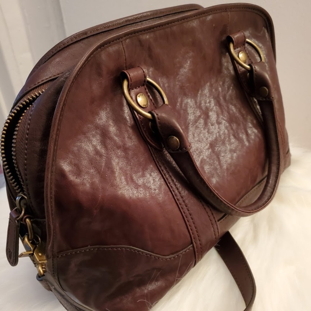 🔥👑🔥NWOT Frye Women's Lucy Domed Satchel